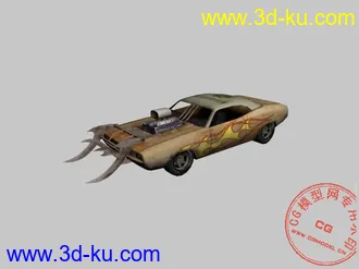 3D打印模型发个游戏车模（带贴图）混点积分^ ^的图片
