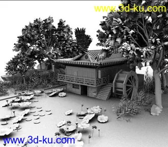 3D打印模型fangzi的图片