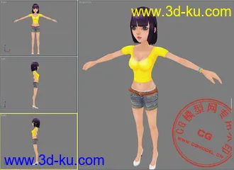 3D打印模型新工作的试做.拿出来晒下,想和大家交流下.(带骨格,绑定)的图片