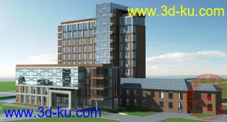 3D打印模型重发 文科楼的图片