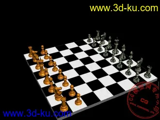 3D打印模型国际象棋。。。。的图片