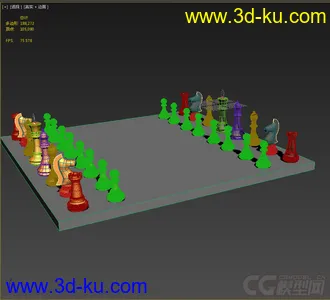 3D打印模型国际象棋。。。。的图片