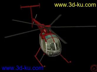 3D打印模型老式直升机的图片
