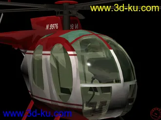 3D打印模型老式直升机的图片