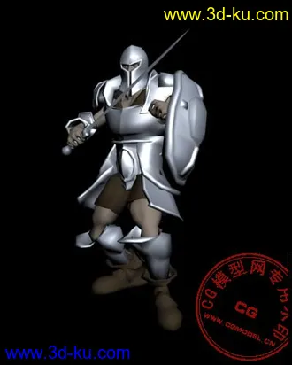 3D打印模型老外做的人类战士的图片