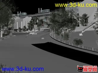 3D打印模型貌似赛车类游戏的大场景的图片