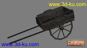 3D打印模型经典手推车的图片