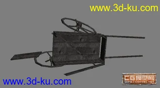3D打印模型经典手推车的图片