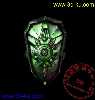 3D打印模型超级无敌     虎虎专用盾的图片
