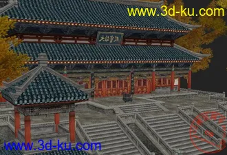 3D打印模型大雄保殿的图片