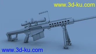 3D打印模型M82重机枪的图片