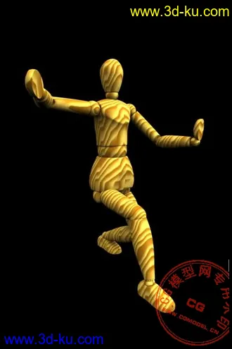 3D打印模型小木偶人的图片