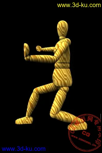 3D打印模型小木偶人的图片