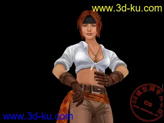 3D打印模型红毛美女盗贼的图片