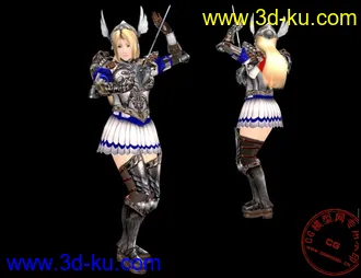 3D打印模型美女万夫无敌 就一个字"猛"!的图片