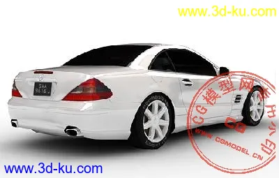 3D车模型MERCEDES BENZ SL的图片1