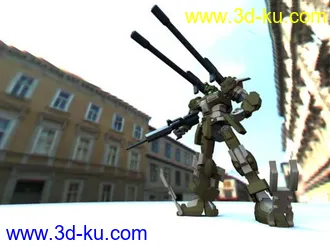 3D打印模型新生自制的机动战士 Rx-196的图片