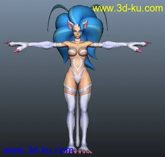 漫画英雄VS卡普空3 felicia模型！！！（应网友要求更新morrigan）！的图片