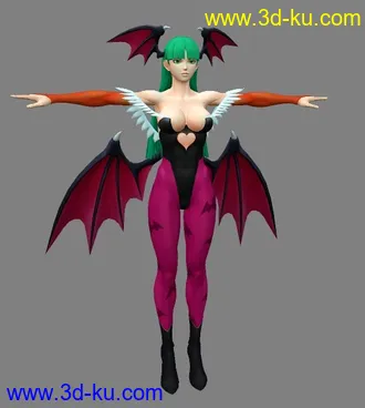 漫画英雄VS卡普空3 felicia模型！！！（应网友要求更新morrigan）！的图片