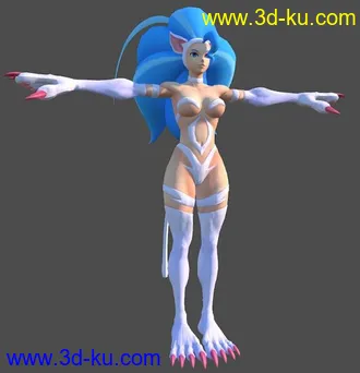 漫画英雄VS卡普空3 felicia模型！！！（应网友要求更新morrigan）！的图片