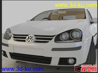 3D打印模型一辆写实的大众汽车的图片