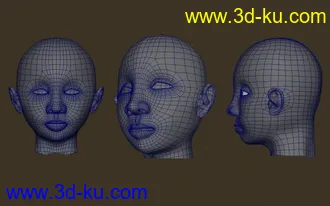 3D打印模型男人头.的图片