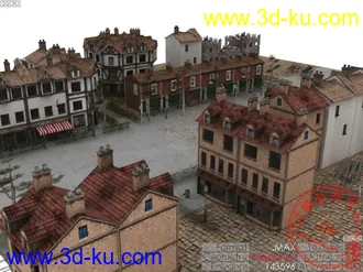 3D打印模型首发 二战柏林街道一景的图片