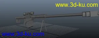 3D打印模型巴雷特狙击步枪，呵呵，的图片
