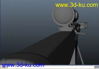 3D打印模型巴雷特狙击步枪，呵呵，的图片