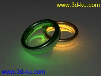 3D打印模型手镯-焦散效果的图片