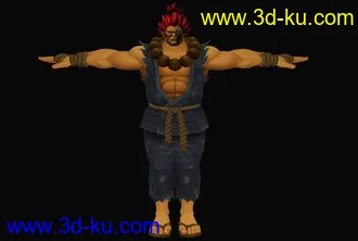 3D打印模型X360：漫画英雄VS Capcom 3@豪鬼的图片