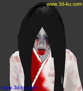 3D打印模型女鬼的图片