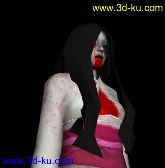 3D打印模型女鬼的图片