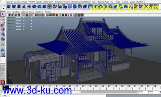 3D打印模型边学边做、老师考试做的房子的图片