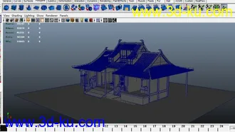 3D打印模型边学边做、老师考试做的房子的图片