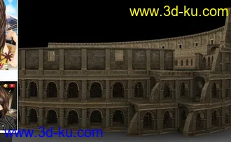 3D打印模型斗兽场的图片