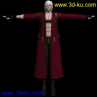 3D打印模型X360：漫画英雄VS Capcom 3@但丁的图片