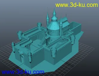 3D打印模型城堡的图片