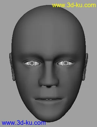 3D打印模型人头的图片