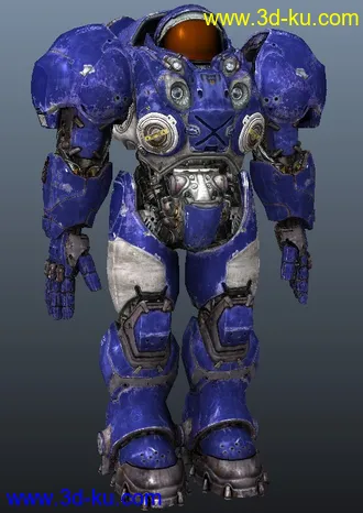 【最终弹】星际争霸2机枪兵marine模型分享！！的图片