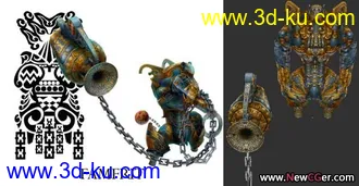 3D打印模型最终幻想12星座的图片