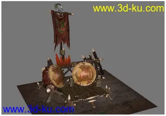 3D打印模型古代场景 练习的图片