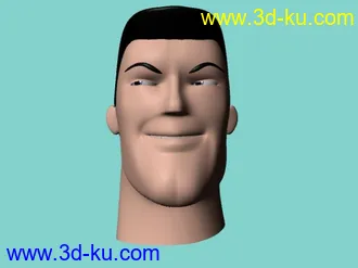 3D打印模型表情练习的图片