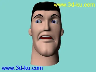 3D打印模型表情练习的图片