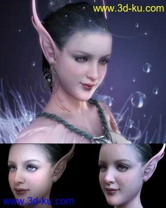 3D打印模型李素雅CG人物 SOANALA 头像的图片