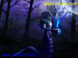3D打印模型魔兽游戏角色的图片