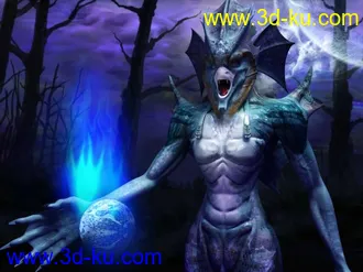 3D打印模型魔兽游戏角色的图片