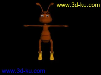 3D打印模型卡通蚂蚁的图片