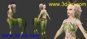 3D打印模型女人马的图片