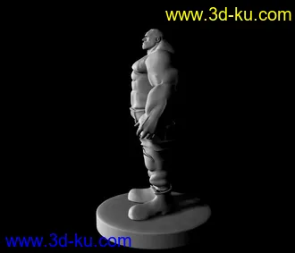 3D打印模型军巨人素模......的图片